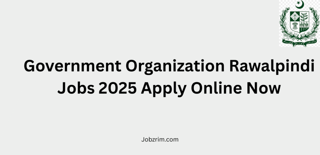 Government Organization Rawalpindi Jobs 2025