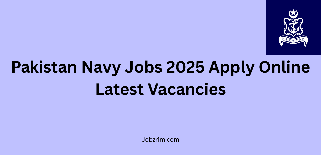 Pakistan Navy Jobs 2025