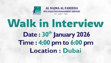 Al Najma Al Fareeda Walk in Interview in Dubai