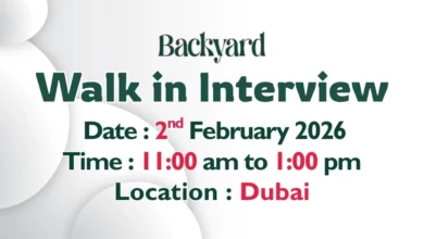 Backyard Walk in Interview in Dubai