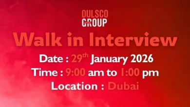 Dulsco Group Walk in Interview in Dubai