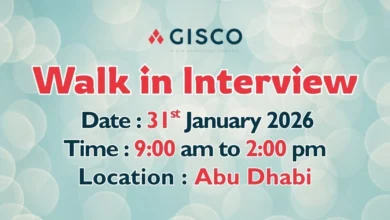 GISCO Walk in Interview in Abu Dhabi