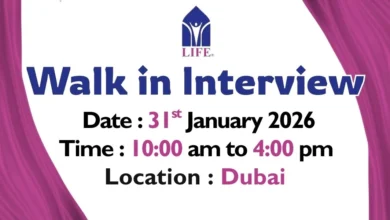 Life Pharmacy Walk in Interview in Dubai
