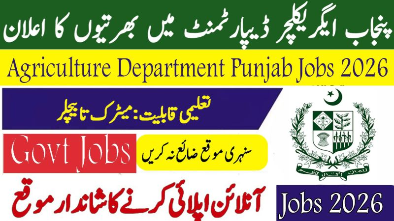 Punjab Agriculture Jobs 2026 Best Opportunities