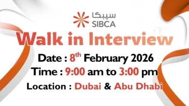 SIBCA Walk in Interviews in Dubai & Abu Dhabi