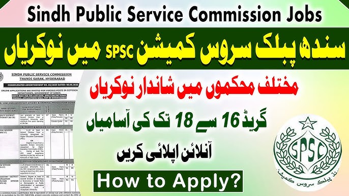 Sindh Public Service Commission SPSC Jobs