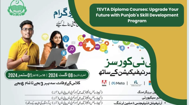 TEVTA Courses List 2026