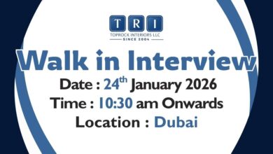 TopRock Interiors Group Walk in Interview in Dubai