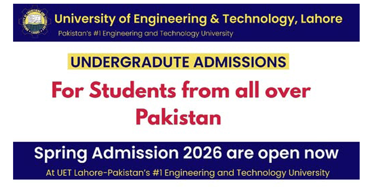 University of Engineering and Technology UET Lahore Jobs