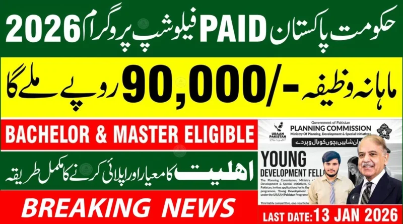 Planning Commission Pakistan Fellows Program 2026