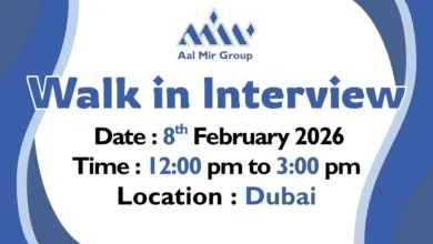 Aal Mir Group Walk in Interview in Dubai