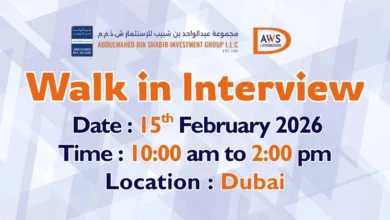 Abdulwahed Bin Shabib Walk in Interview in Dubai