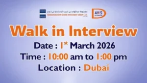 Abdulwahed Bin Shabib Walk in Interview in Dubai