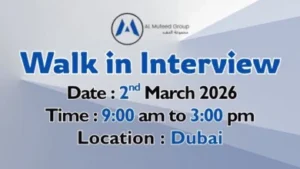 Al Mufeed Group Walk in Interview in Dubai