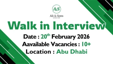 Ali & Sons Walk in Interview in Abu Dhabi