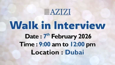 Azizi Developments Walk in Interview in Dubai