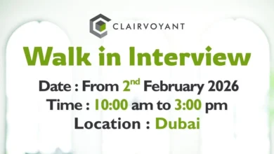 Clairvoyant Walk in Interview in Dubai