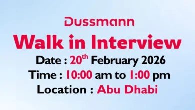 Dussmann Walk in Interview in Abu Dhabi
