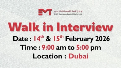 EMT Walk in Interviews in Dubai