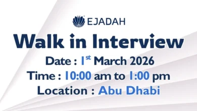 Ejadah Walk in Interview in Abu Dhabi