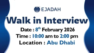 Ejadah Walk in Interview in Abu Dhabi