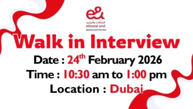 Etisalat Walk in Interview in Dubai