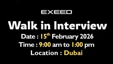 Exeed Walk in Interview in Dubai