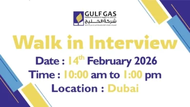 Gulf Gas Walk in Interview in Dubai