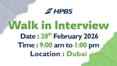 HPBS Walk in Interview in Dubai