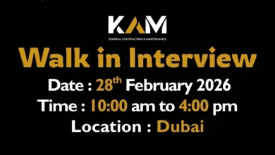 KAM Walk In Interview in Dubai