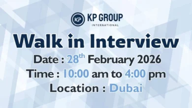 KP Group International Walk in Interview in Dubai