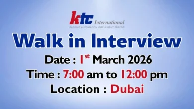 KTC International Walk in Interview in Dubai