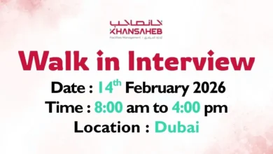 Khansaheb Walk in Interview in Dubai