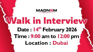 Magnum Security Walk in Interview in Dubai