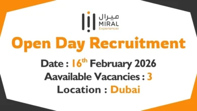Miral Experiences Open Day Recruitment in Dubai