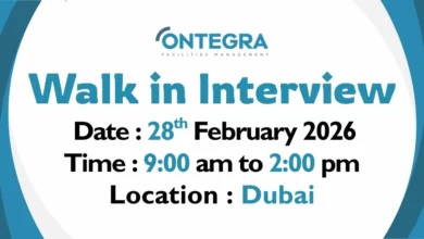 Ontegra Walk in Interview in Dubai