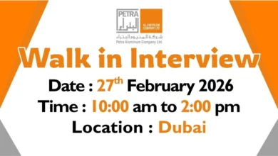 Petra Aluminum Metal Manufacturing Walk in Interview in Dubai