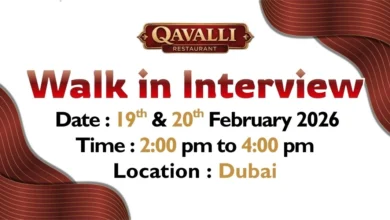 Qavalli Restaurant Walk in Interview in Dubai