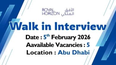 Royal Horizon Walk in Interview in Abu Dhabi