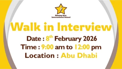 Shining Star Walk in Interview in Abu Dhabi