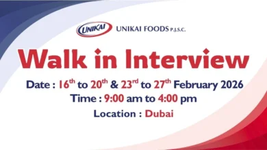 Unikai Foods Walk in Interview in Dubai