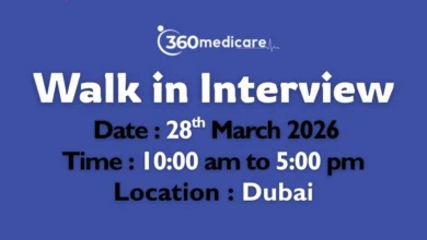 360Medicare Walk in Interview in Dubai