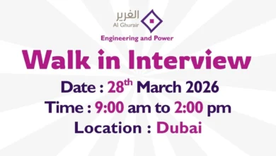 AG Engineering and Power Walk in Interview in Dubai