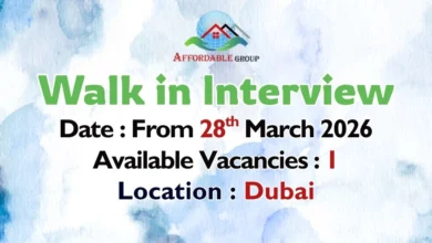 Affordable Group Walk in Interview in Dubai