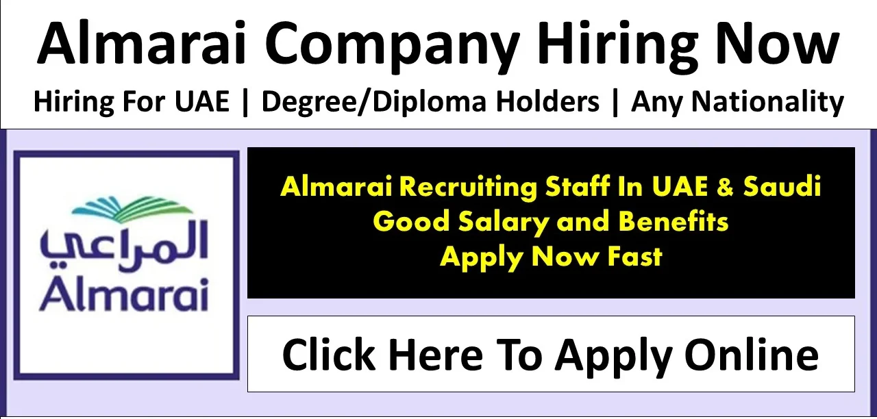 Almarai Careers Jobs Available Now