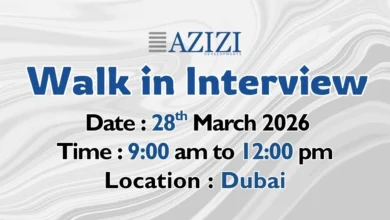 Azizi Developments Walk in Interview in Dubai