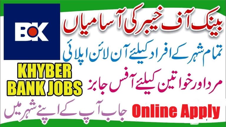 Bank of Khyber BOK Jobs