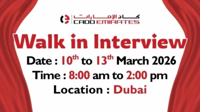 CADD Emirates Walk in Interview in Dubai