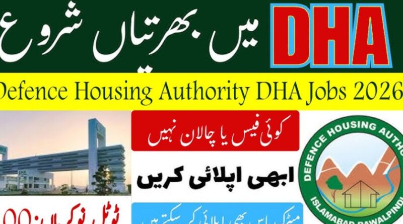 Defence Housing Authority DHA Jobs