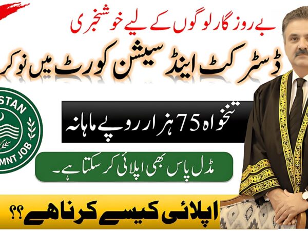 District and Session Court Jobs